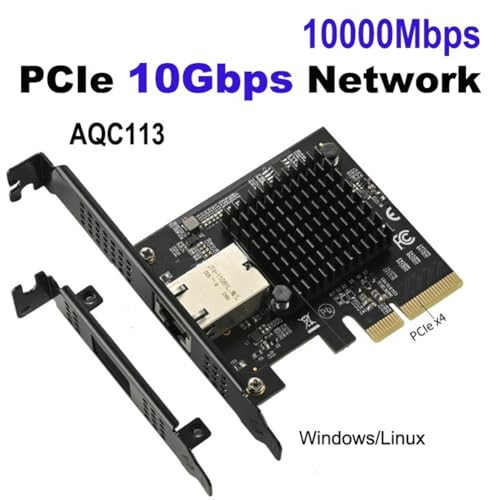 Tarjeta de red 10Gbps PCIE AQC113 para solucionar lentitud de LAN 4
