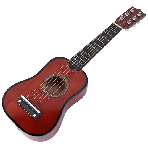 Kids Toys Generic 21Inch Acoustic Guitar Mini Guitar Musical Instrument Wooden Craft For Beginner Children (Coffee) Girl Toys #TOP21