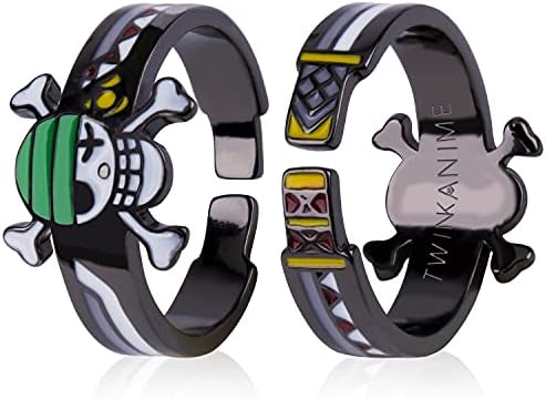 TWINKANIME ONE Ring PIECE Fashion Anime Style All 9" sterling 925 silver quality high durability Ring