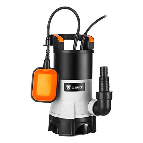 DEKO 400W Bomba de aguas sucias con interruptor de flotador y