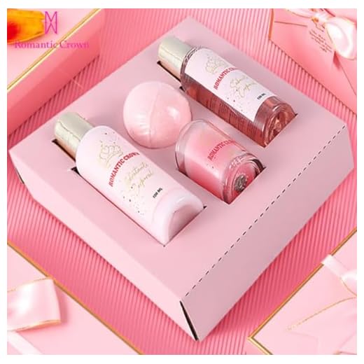 Kit Presente Spa Feminino de Natal com Aromaterapia para Banho, Ideal para Aniversário, Mãe, Esposa e Namorada