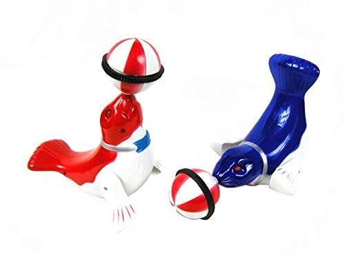 ТоуUAE - Creative Тоуs Electric sea lion head the ball will somersault eyes glitters 360 degrees moved #28 (Blue)