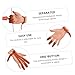 OHPHCALL 3-Finger Archery Gloves Finger Protective Guard Archery Protective Gear for Shooting Guard Sports Glove Protection Accessory
