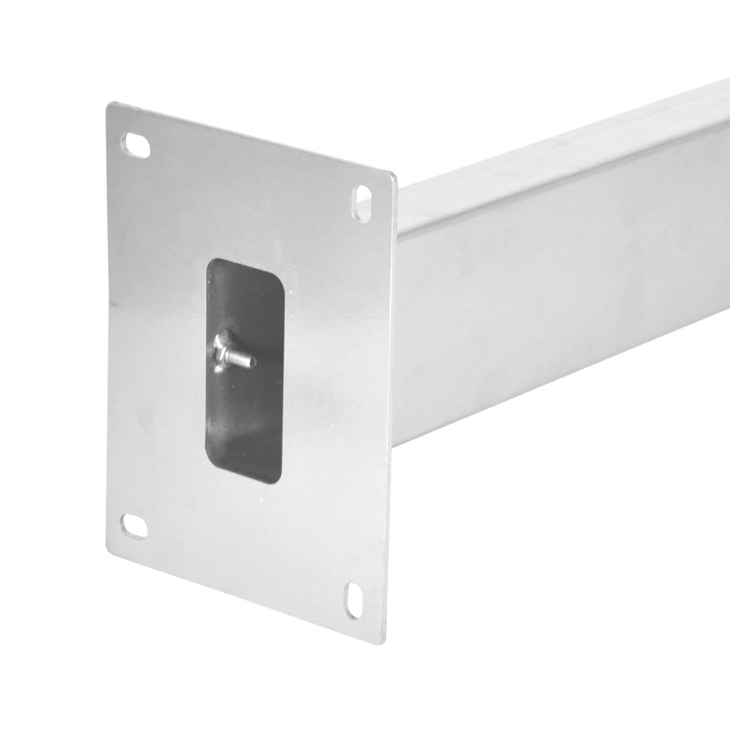 Montagesäule für Summit Wallbox Silber - Höhe 150cm, Pfosten 12 x 5,5cm - Inkl. Montagematerial