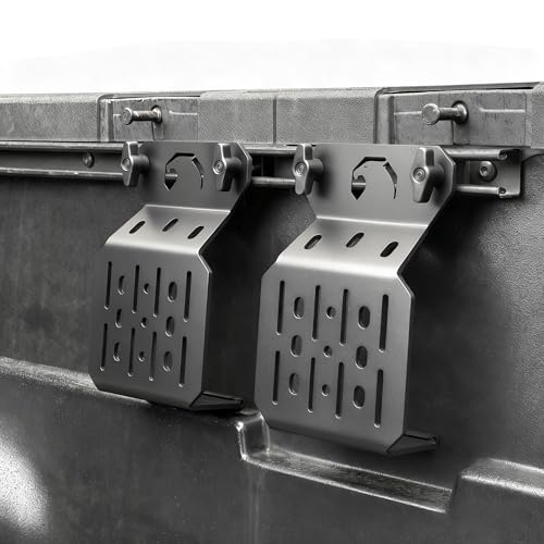 Truck Bed Rail Side Mount Holder for Toyota Tacoma 2005-2026, for Toyota Tundra 2022-2026, 2Pcs Bed Rail Modular Accessories Mount for Bike, Shovels, Axes, Recovery Plates, Fuel Tanks by Just-V - Image 2
