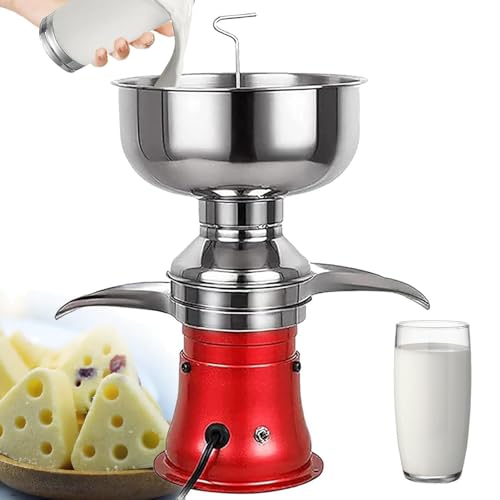Centrífuga Eléctrica De Leche De 8 L, Separadora De Mantequilla De Leche Y Crema De 50 L/H, Separadora Centrífuga Eléctrica De Crema De Leche Para Leche De Vaca, Leche De Cabra Y Leche De Yegua