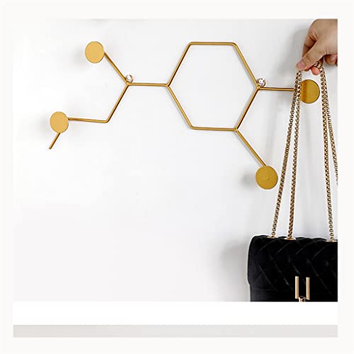 Ganchos para Llaves para Evitar Pérdidas con Perchero de Pared Negro 3