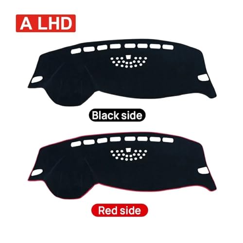 Tapis de tableau de bord Haval H6 2017-2020 antidérapant rouge - 2