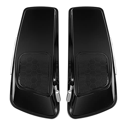 Alforjas duras para Harley Touring 2014-2024 color negro vivo miniatura 3