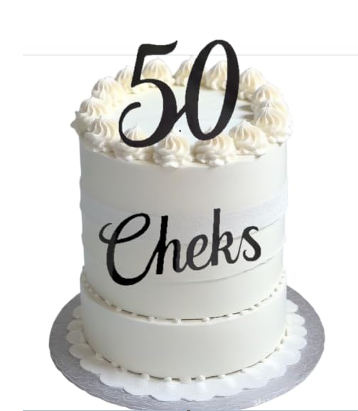 Personalise Letters/Name/Numbers/Age; Anniversaries; Birthdays, Wedding, Bridal, Baby Showers, Gift Items, Party Etc Cake/Cupcake Topper/Decoration- Mirror Card (Black) โ image 1