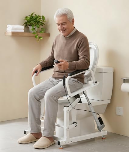 Electric Raised Toilet Seat Lift with Controller