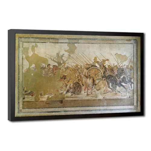 Bataille d'Issus toile mosaïque pour habiller un mur de bureau vide