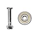 YUFUTOL Tile Cutting Wheels 2pcs 22×6×6mm Tungsten Carbide Ceramic Tile Cutter Tools Replacement Scoring Wheel with Ball Bearings for Manual Tile Cutting Machine,with Bolt and Lock Nut