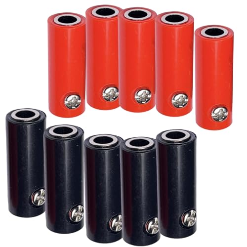 Conector Banana CESS Negro y Rojo 5 Pares miniatura 1