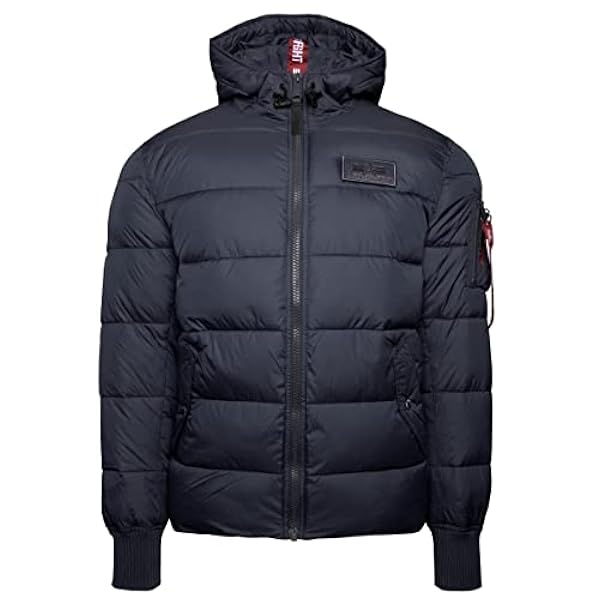 ALPHA INDUSTRIES Hooded Puffer Alpha Fd heren baby jas