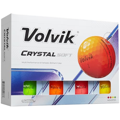 Volvik Crystal Soft Golf Balls (Assorted)
