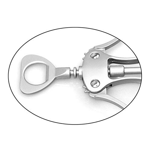 MRKU Cavatappi a Forma di Ala di Vino, Elegante, in Lega di Zinco, Facile da Usare per Vini Rossi, con Manico Elegante.