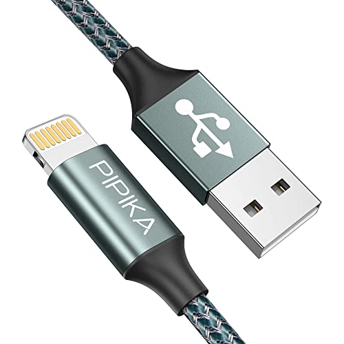 PIPIKA Cable Cargador iPhone, [3M] MFI Cable Lightning Carga Rápida Trenzado de Nylon Cargador iPhone Compatible con iPhone 13 Pro Max/12 Mini/12/11/11 Pro/XR/XS Max/XS/X/8 Plus /7/6s Plus/6/5c/5/SE Cover