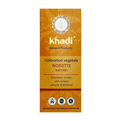Khadi – colorazione vegetale CASTANO Nocciola naturale 100 g BIO