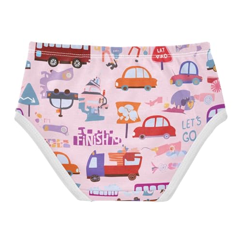 Colorful Vehicles Cars Toddler Girls's Underwear 2T 202c11462