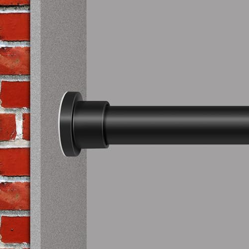 GOLDION Teleskopstange ohne Bohren 70-110cm,Matt Schwarz Ausziehbare...