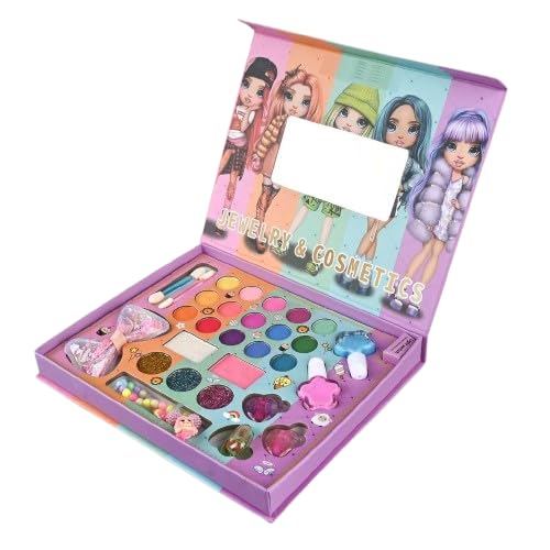 29 in 1 Lady Real Cosmetic Kids Makeup Kit for Girls Kids Play Washable Makeup Set Mirror Lip Gloss Nail Paint Eye Shadow Palette with LED Light & Brush for Girls (B0D9HNB25S) Amazon Price History, Amazon Price Tracker