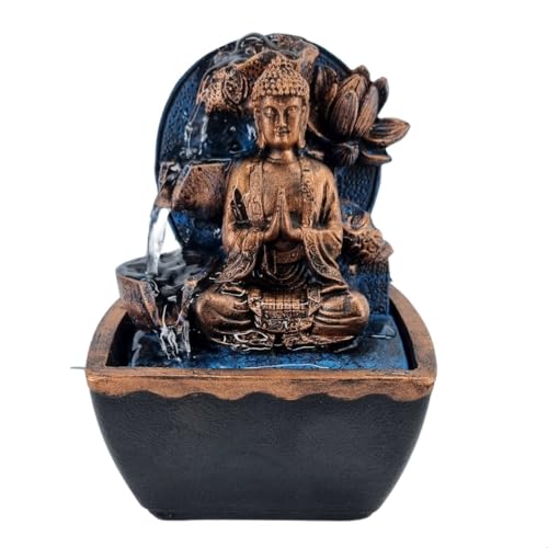 Fonte Cascata Dágua Decorativa Buda Fengshui Chafariz