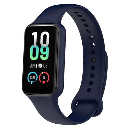 Bracelet pour Amazfit Band 7, Silicone Sport Bracelets de Remplacement pour Amazfit Band 7