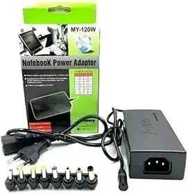 Carregador Fonte Universal Para Notebook TV Monitor, 96W | 9 Pinos Multi Conectores, Fonte Para Laptop, Bivolt 110/220v, Compatível Com Vários Modelos De Notebook, Globi Imports.