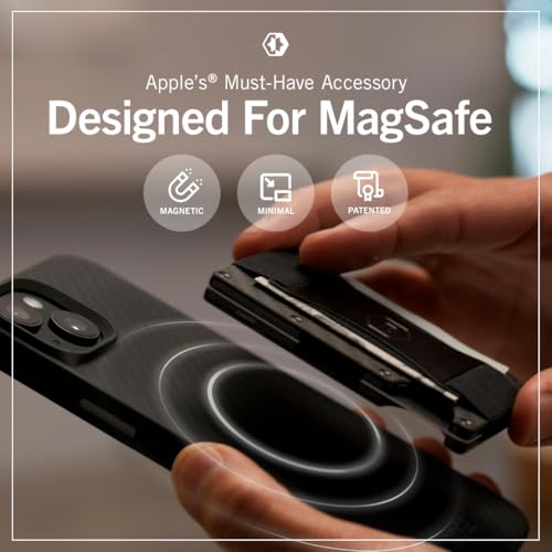 Image of Ridge Wallets for Men Compatible with Magsafe - Slim Minimalist Compact Wallet and Card Holder, RFID Protected Front Pocket Wallets for Men with Integrated Cash Strap (Alpine Navy)