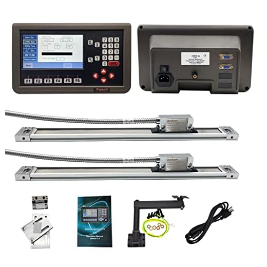 2 Axis DRO Digital Readout LCD Display Magnetic Sccale DRO 1um 320MM(12")+5um 920MM(36") Lathe Machine