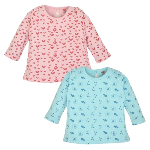 Image of LuvLap Baby Girls 100% Cotton Full Sleeve Girls Top, Pack of 02