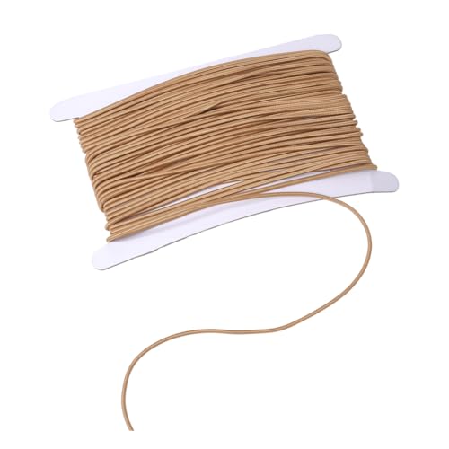 BEAMARKER Cordon Élastique de 3mm pour la Couture la Fabrication de Bijoux 18 mètres de Long Cordon Élastique Rond pour la Fabrication de Bracelets de...