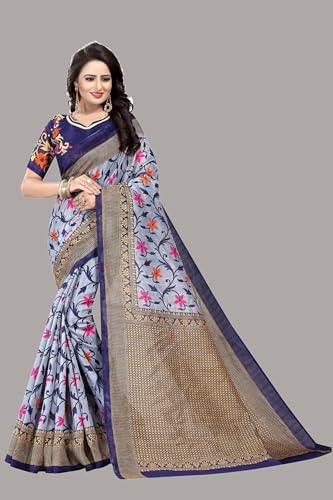 Image of Yashika Women's Sarees Women's Combo Art Silk Printed Saree With Unstitched Blouse Piece |saree for Women | saree combo | New Sari | Saree Pack Of 3