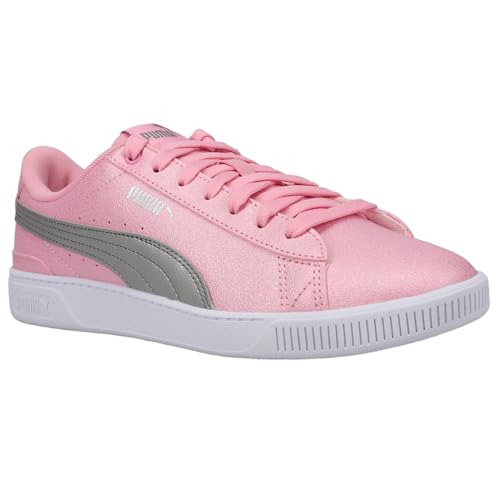 PUMA Kids Girls Vikky V3 Glitz Glitter Lace Up Sneakers Shoes Casual - Pink2
