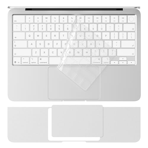 Image of EooCoo Premium Keyboard Cover Skin Protector, Laptop Accessories Compatible with MacBook Neo 13 inch 2026 with A18 Pro Chip A3404, Mac Neo Skin Sticker Scratch-Resistant & TPU Keyboard Cover, Silver