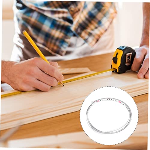 Regla adhesiva de acero para trabajo en madera 2 m miniatura 4