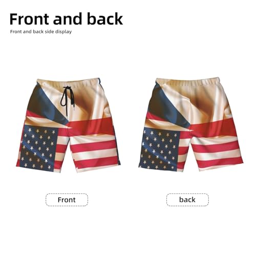 Men's Czech Czechs Flag Swim Trunks Quick Dry for Swimming, Beach Bathing Durable Men's Swimming Shorts with Comfort Fit2