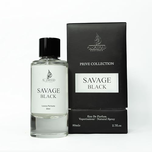 Image of Luxury Perfume for Man, Men Perfumes Fragrance 80ml Men's Eau De Parfum Travel Size, Savage Black Spray, Uae Scent Long Lasting Smell