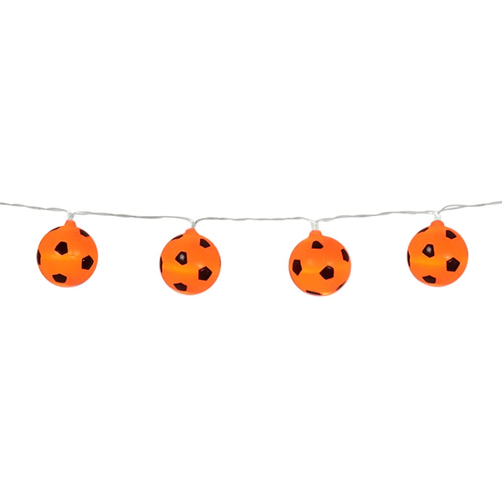 Boland 61868 LED Fairy Lights Football, Length 140 cm, 10 LED Lights, World Cup, European Championship, Fan Item, Puplic Viewing, Decoration, Theme Party