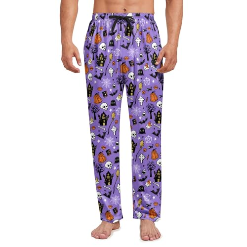 Mens Pajama Pants Lightweight Loungewear Comfy Jogger sleepwear Long Pj Bottoms with Pockets2