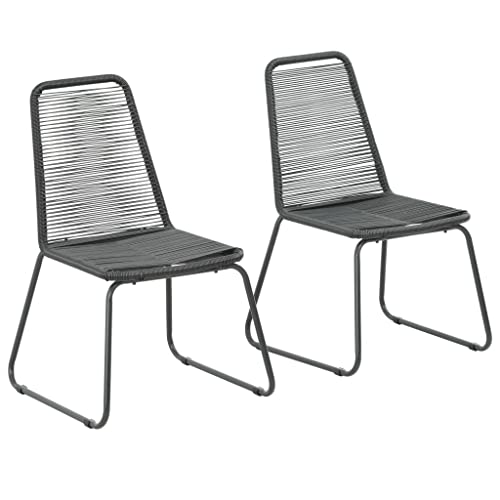 Chaise de jardin en polyrotin peu encombrante pour optimiser le rangement - 2