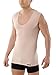 Produktbild ALBERT KREUZ Deep-V-Unterhemd unsichtbar Business-Unterhemd aus Stretch-Baumwolle mit extra tiefem V-Ausschnitt ohne Arm Hautfarbe Nude 5/M