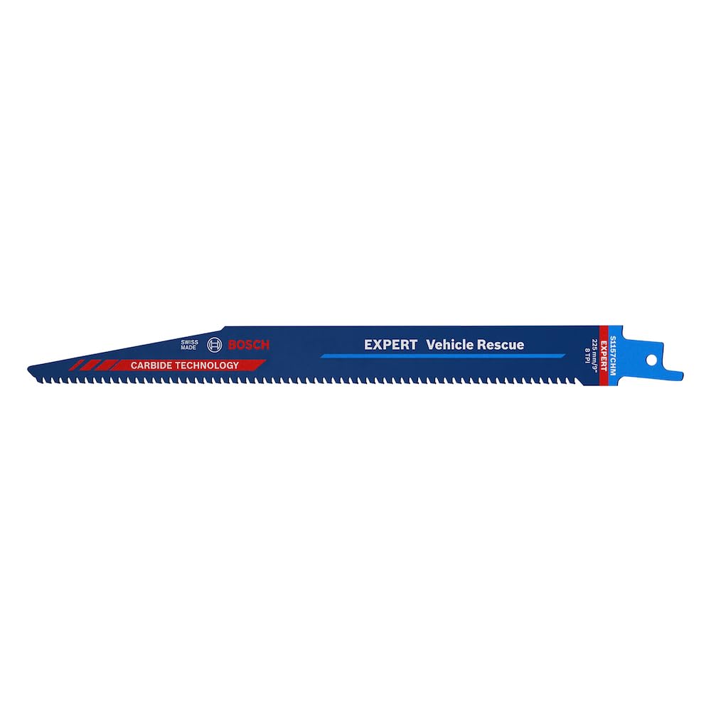 Bosch 10x EXPERT Vehicle Rescue S1157CHM ブレード (タフスチール, ガラス, 長さ 225 mm, Professional アクセサリー セーバーソー)【草加店】 Amazon | Bosch 10x EXPERT Vehicle Rescue S1157CHM ブレード (タフ
