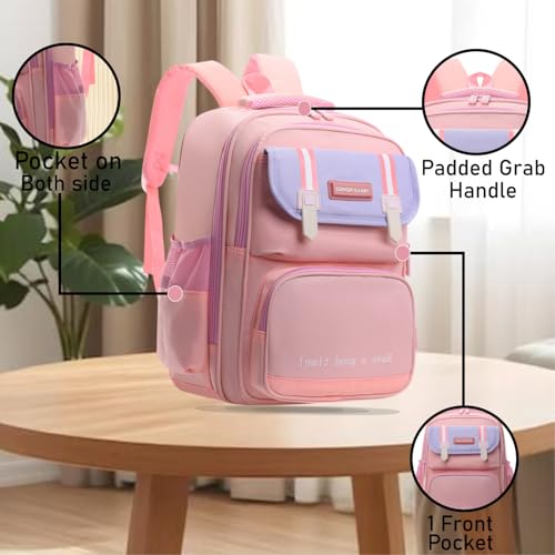 Image of Tinytot 22 Litre 17-Inch Waterproof Large School Bag for Boys & Girls, Kids School Bag, School Backpack for Girls and Boys, for Kids, Ideal for Children