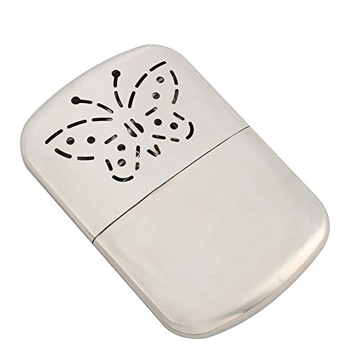 AllWeather Hand Warmer Heater, FuelEfficient Portable Warmer for Extreme Cold (-40°C), Refillable Stainless Steel Design (Fits Jacket Pockets/Backpacks)