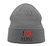 Gorro de invierno con capucha con texto en inglés "I Love Pilates Workout Fitness Bordado Unisex Transpirable Cálido Sombrero Skullcap Cómodo Top