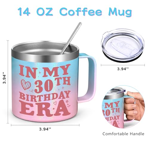 Qtencas-30th-Birthday-Gifts-for-Women-In-My-30th-Birthday-Era-Coffee-Mug-14oz-Stainless-Steel-Vacuum-Insulated-Coffee-Mug-Happy-30th-Birthday-Decorations-Gifts-for-Daughter-Sister-or-Best-Friends