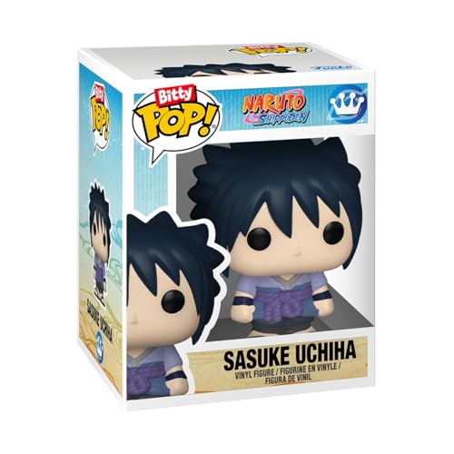 Image of Funko Pop! Bitty: Naruto Shippuden - Kakashi, Sakura, Sasuke, and Chase Mini Figure - 0.9 Inch (2.2 Cm) - Anime Collectable - Gift Idea - Stackable Display Shelf Included
