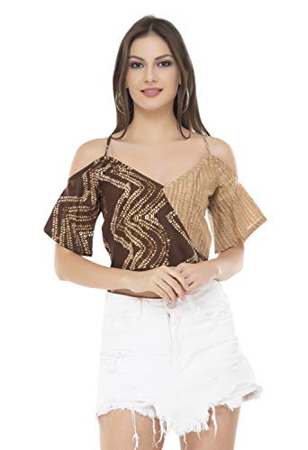 Image of KATYAL'S COUTURE Womens Regular Top Multicolor